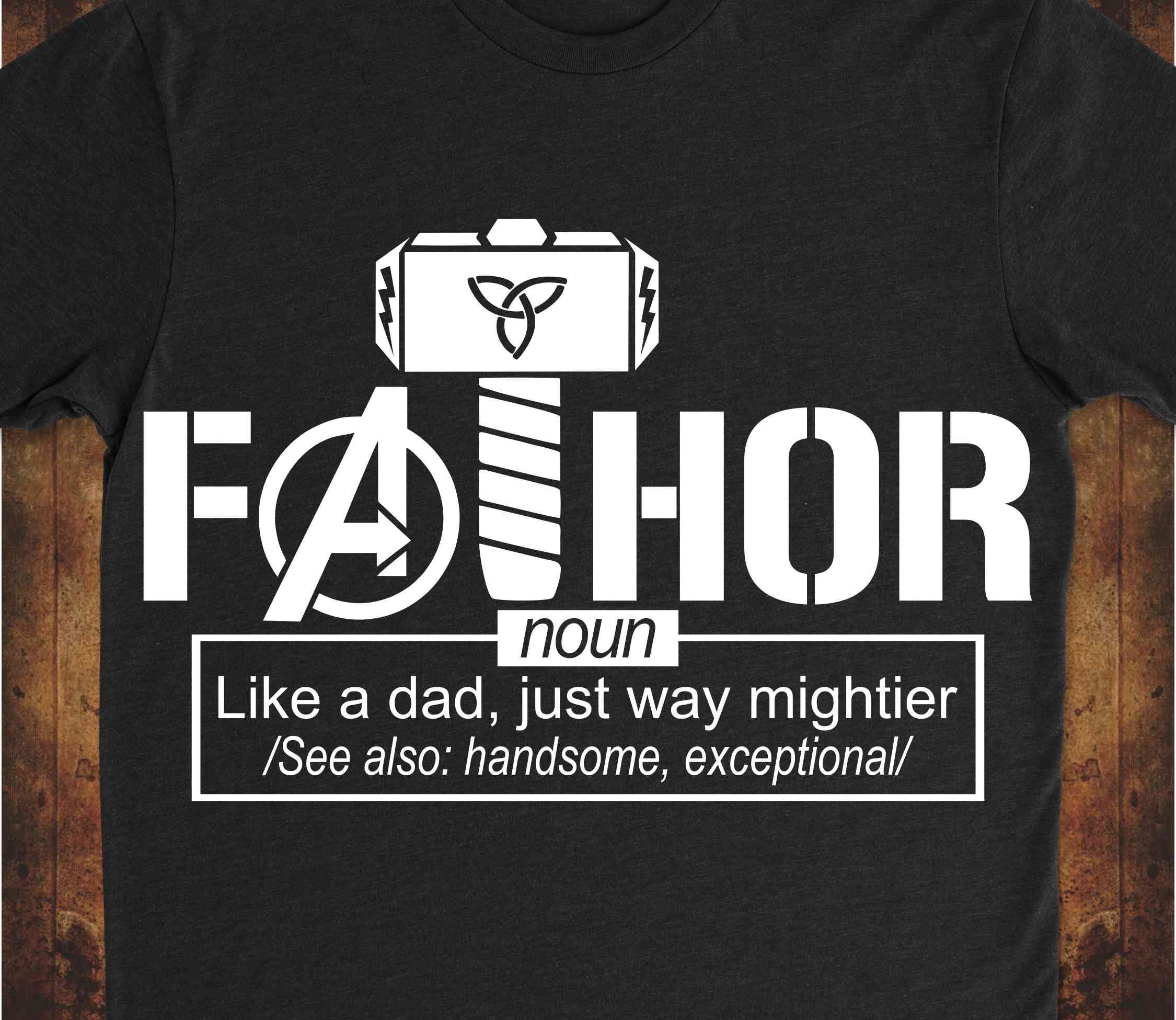 Download Fathor svg like a dad just way mightier svg fathers day svg | Etsy