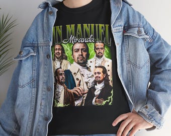 Lin Manuel Miranda Vintage T-Shirt, Lin-Manuel Miranda Vintage 90s, Gift For Woman and Man Unisex T-Shirt A144