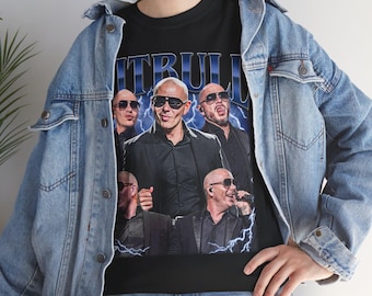 Limited Pitbull Vintage T-Shirt, Vintage Pitbull Bootleg Shirt, Shirt Gift for Women and Men Unisex T-Shirt A70