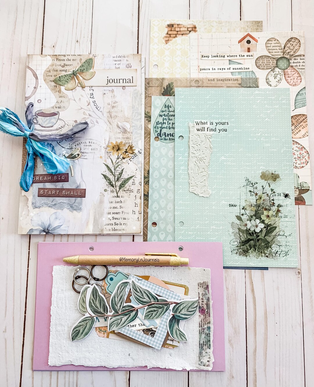 Build A Journal Kit/diy Journal - Etsy