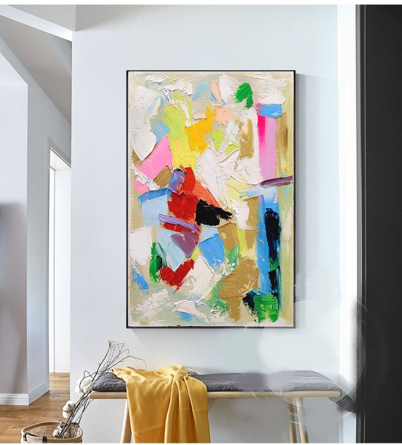 EXTRA LARGE MODERN Wall Art Abstract Oil Painting on Canvas Etsy
