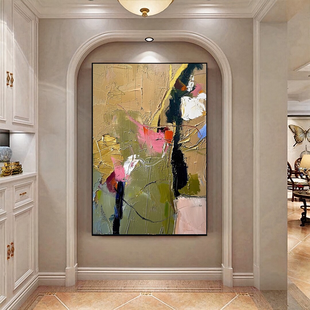 ATMOSPHERA Gerahmte Leinwand „Charlène“ 50x70 Cm – Mehrfarbiger Druck, Fertig Zum Aufhängen
