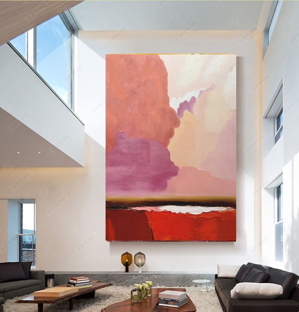 Oil Paintings Abstract Large Pink Wall Art Big Canvas Art – CP Canvas  Painting Online