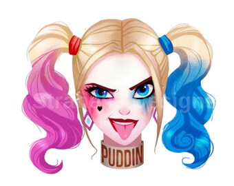 Harley Quinn Svg Etsy