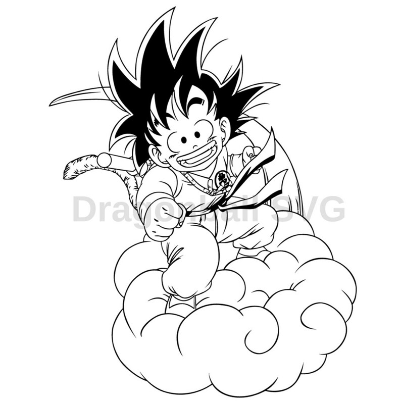 Download INSTANT DOWNLOAD dragon ball z svg goku svg dragonball png ...