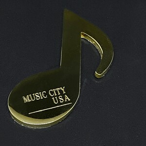 Brass Note Music City USA Paperweight