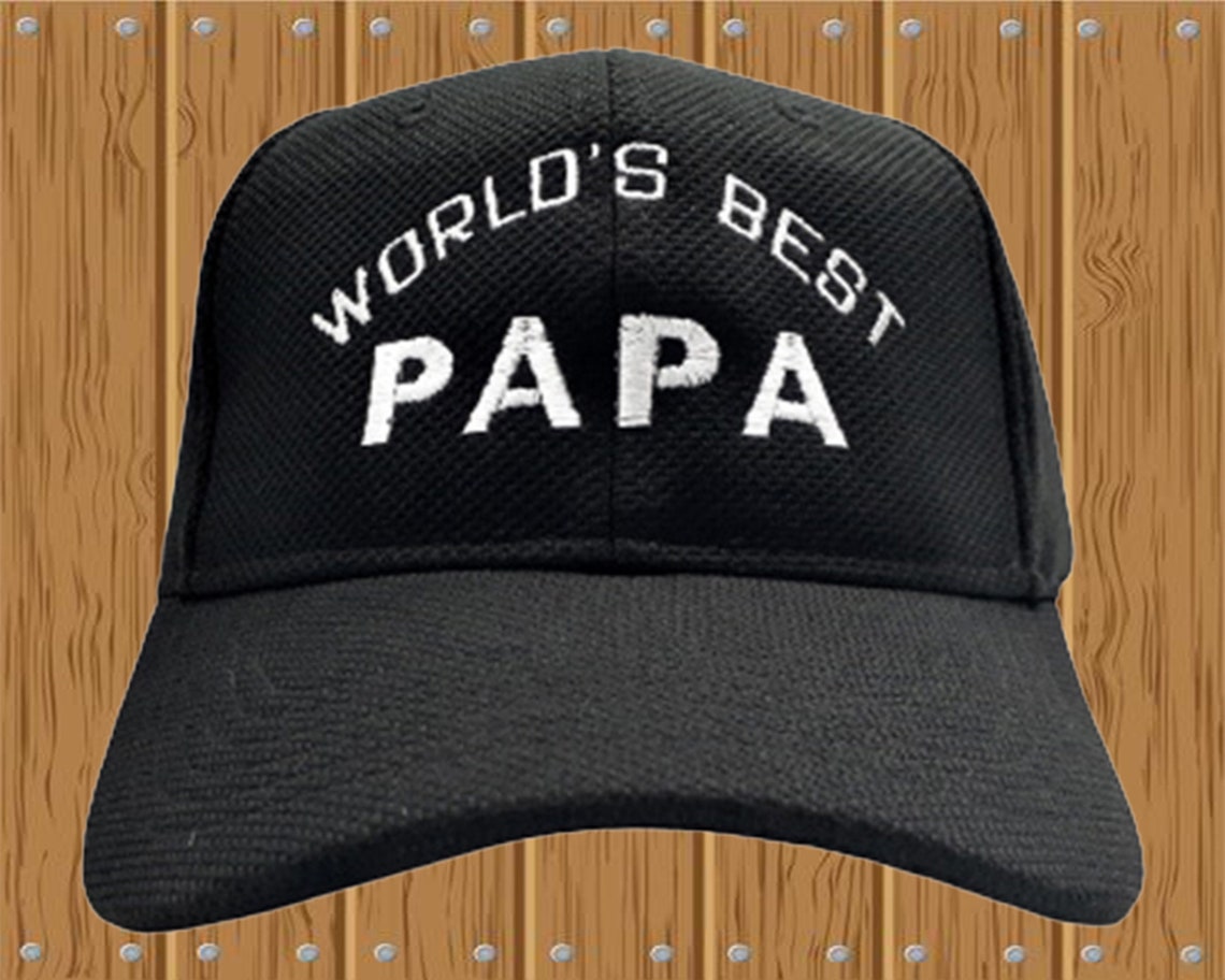 World's Best Papa Cap Grandfather Hat Gift for Grandpa - Etsy