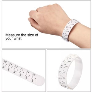 VILLCASE 3 pcs Bracelet Measuring Tool Ring Measurer and Ring Sizer  Bracelet Sizing Gauge Measure Tool Bracelet Sizing Measurement Bangle  jelewry Jade