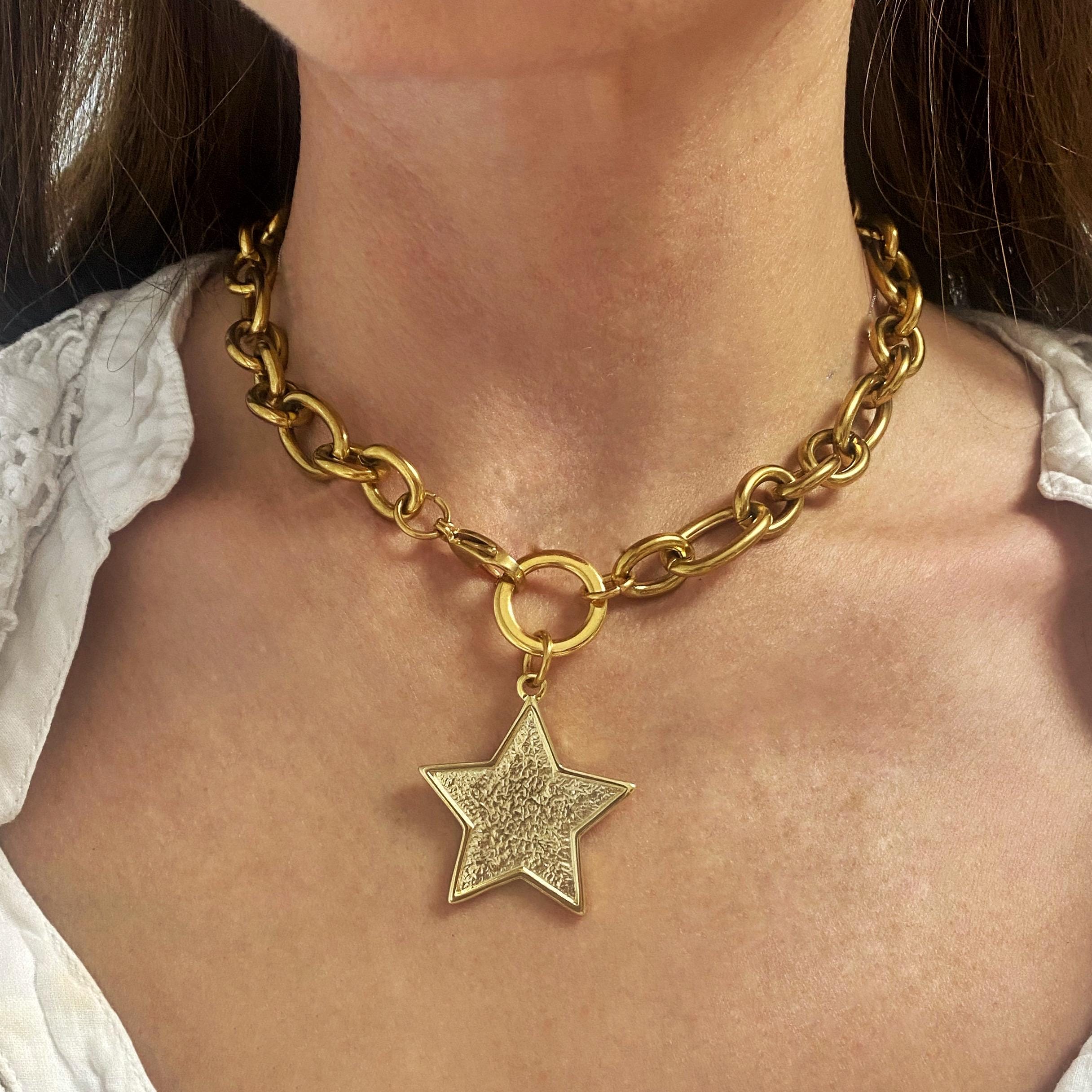 Swarovski Crystal Star Necklace | Gold | FARFETCH