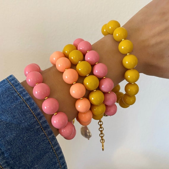 Large outlet bead bracelets