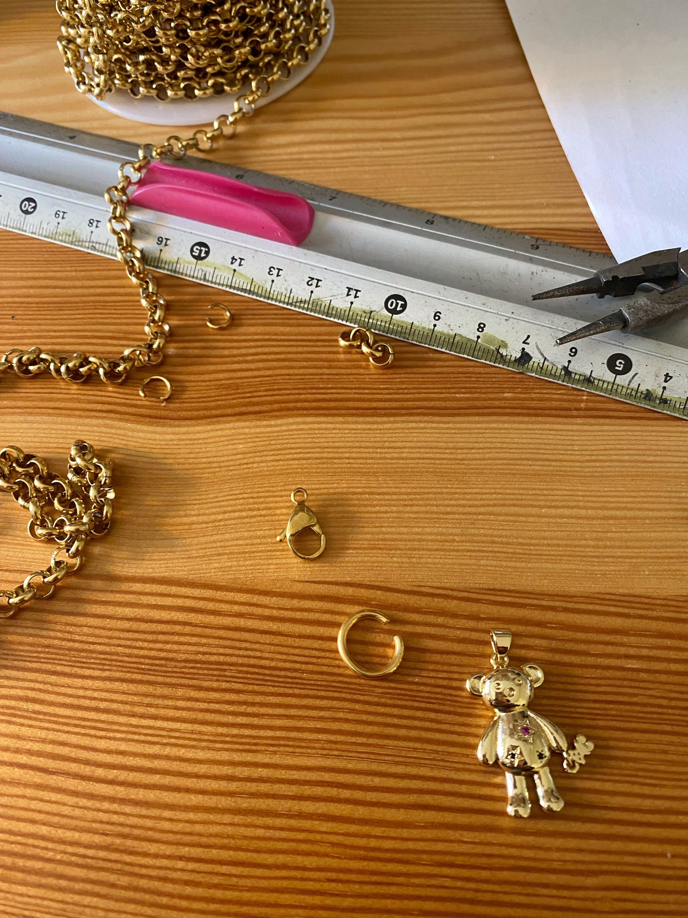 Collana Con Ciondolo A Forma Di Orso | Gioiello In Oro Per Uomo E Donna, Design Romantico - Foto 9