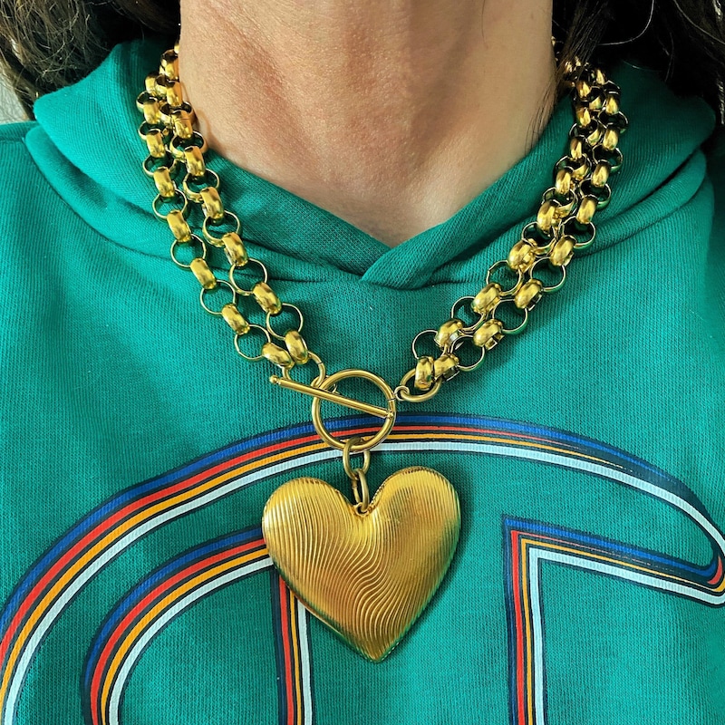 Full Heart Necklace Jumbo Edition, Large main image 1