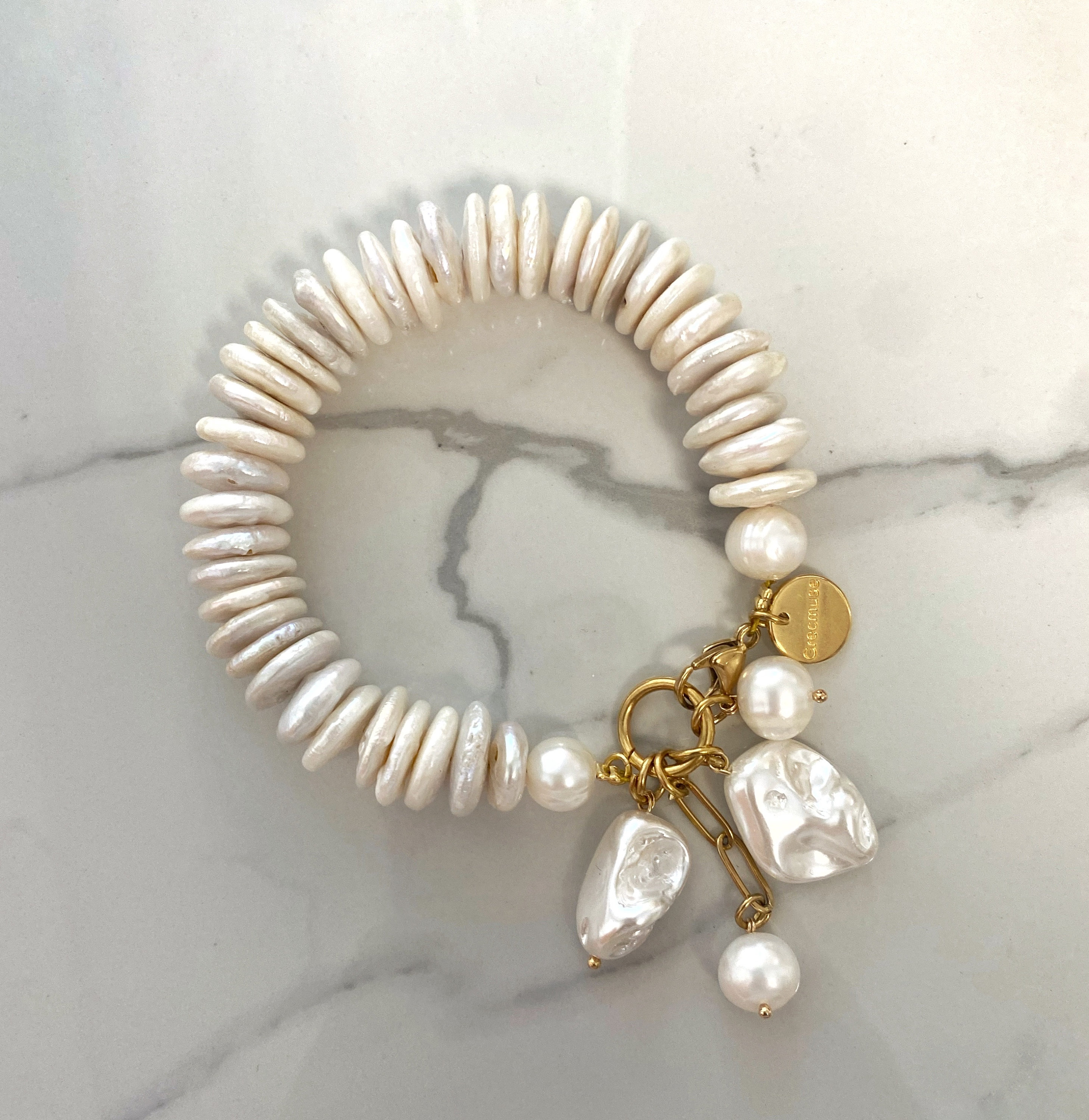 アクセサリー Pearlish Spiral Pearl Bracelet Spiral Pearl Bracelet – Pearlish