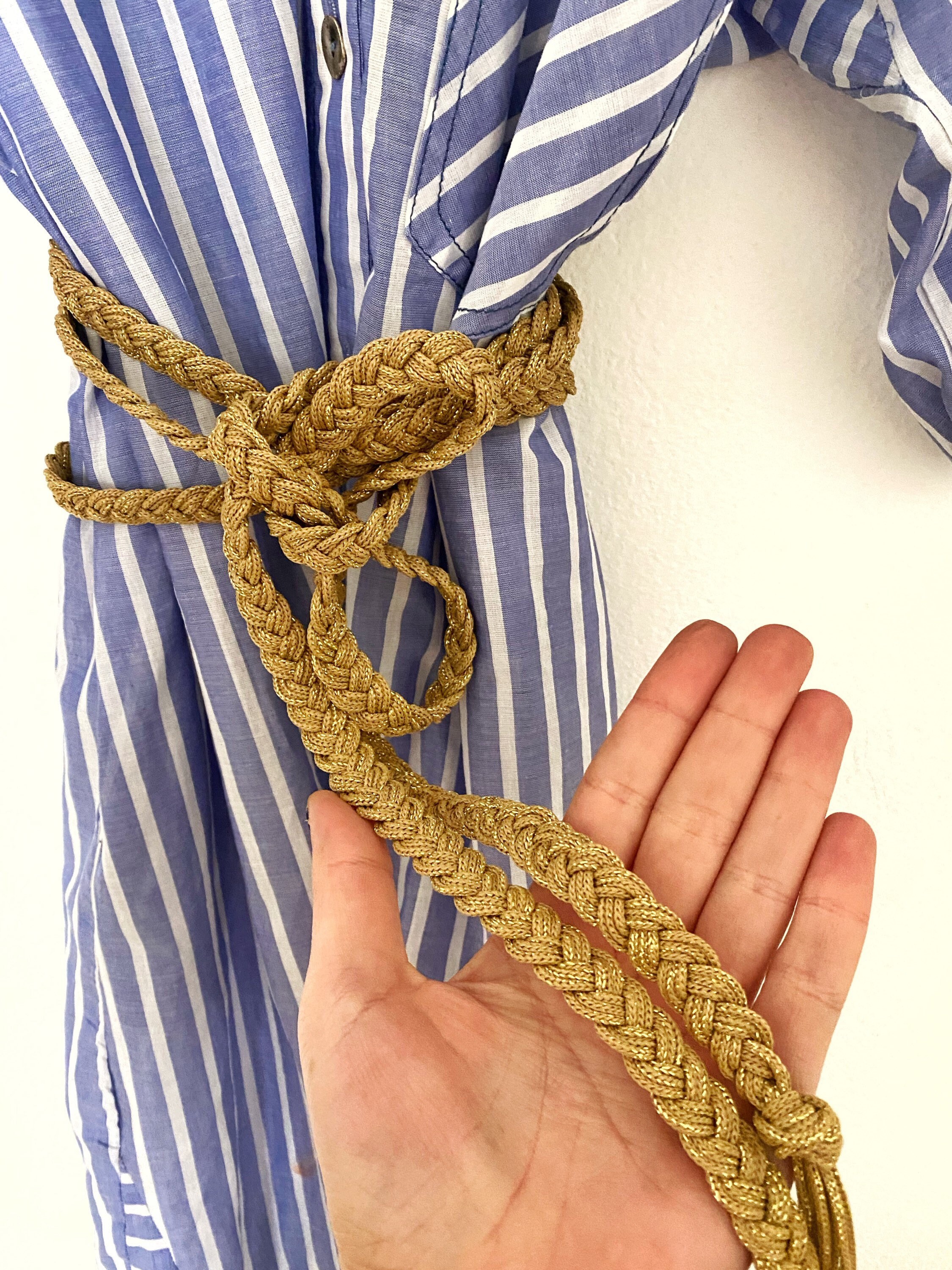 Tassel Belt Braided Belt Handmade Boho Belt Rope Belt Etsy