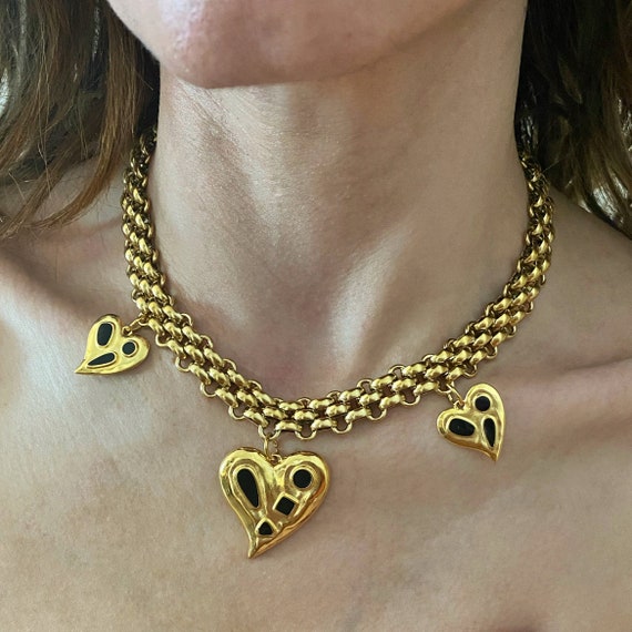 Big gold shop charms for necklaces