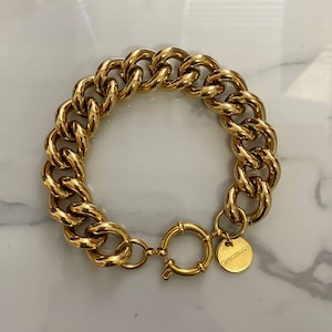 ★VINTAGE HOLLYWOOD★送料込み★Matte Classic Chain Bracelet Vintage 14k Gold Plated T Bar Chain Bracelet - Etsy