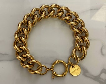 【HYERES LOR】24SS★ (W) Curve Box Antique Chain Bracelet HYERES LOR】24SS☆ (W) Curve Box Antique Chain Bracelet