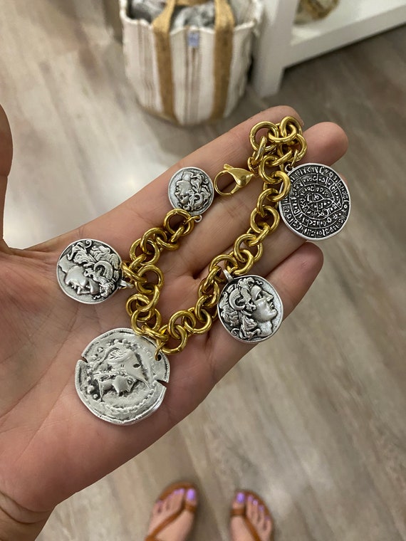 Vintage-Greek-Coin-Bracelet-