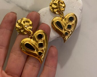 ◆VINTAGE HOLLYWOOD◆ Colorful Heart Earrings VH2313EA002B VINTAGE HEART EARRINGS – alicecostore