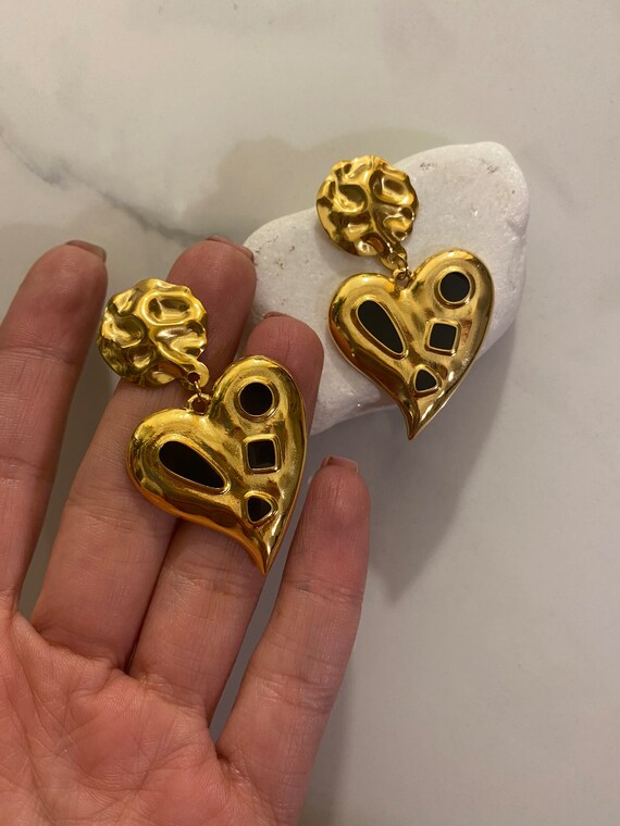 Y2K Aesthetic Heart Earrings