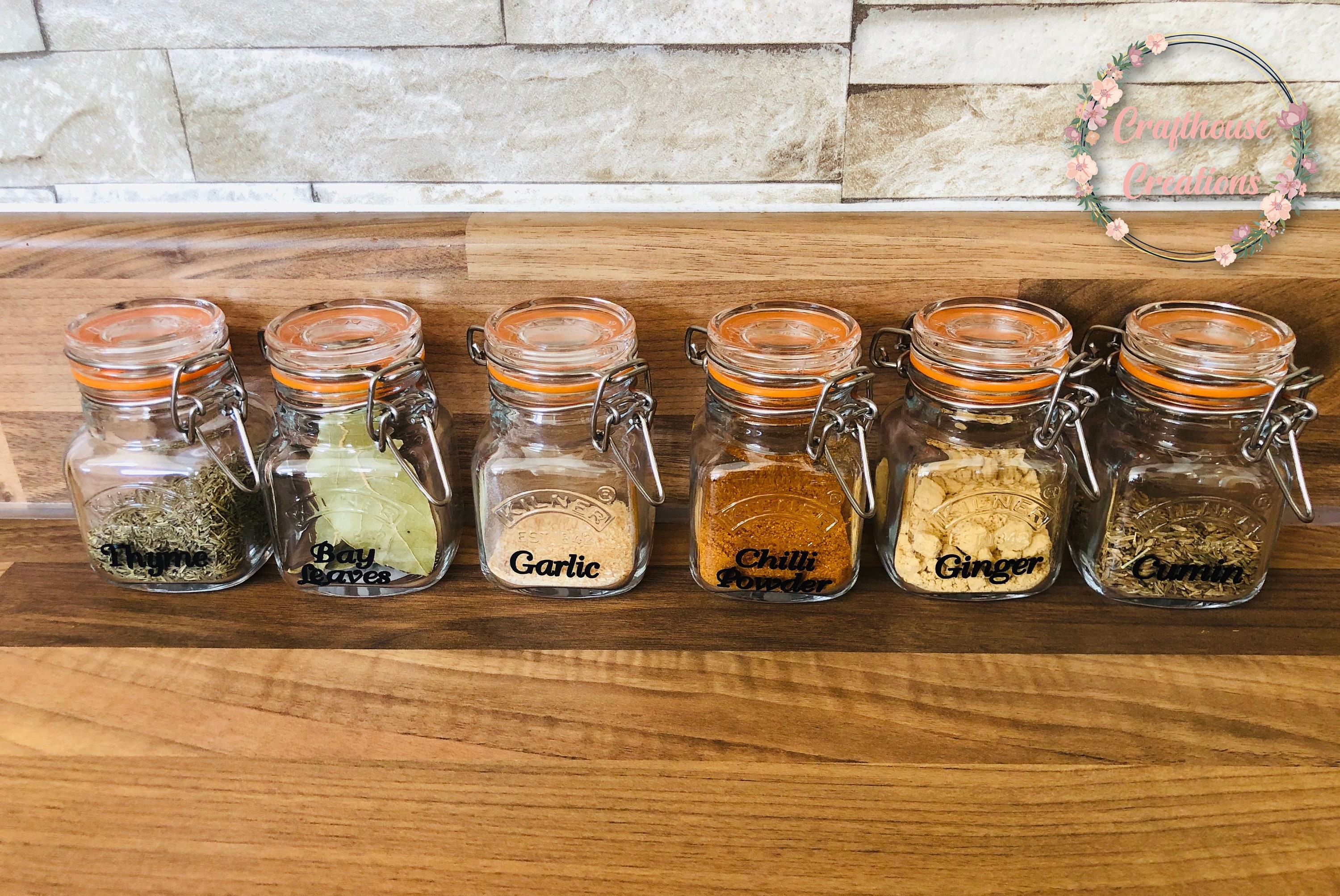 Kilner Spice Jars Etsy