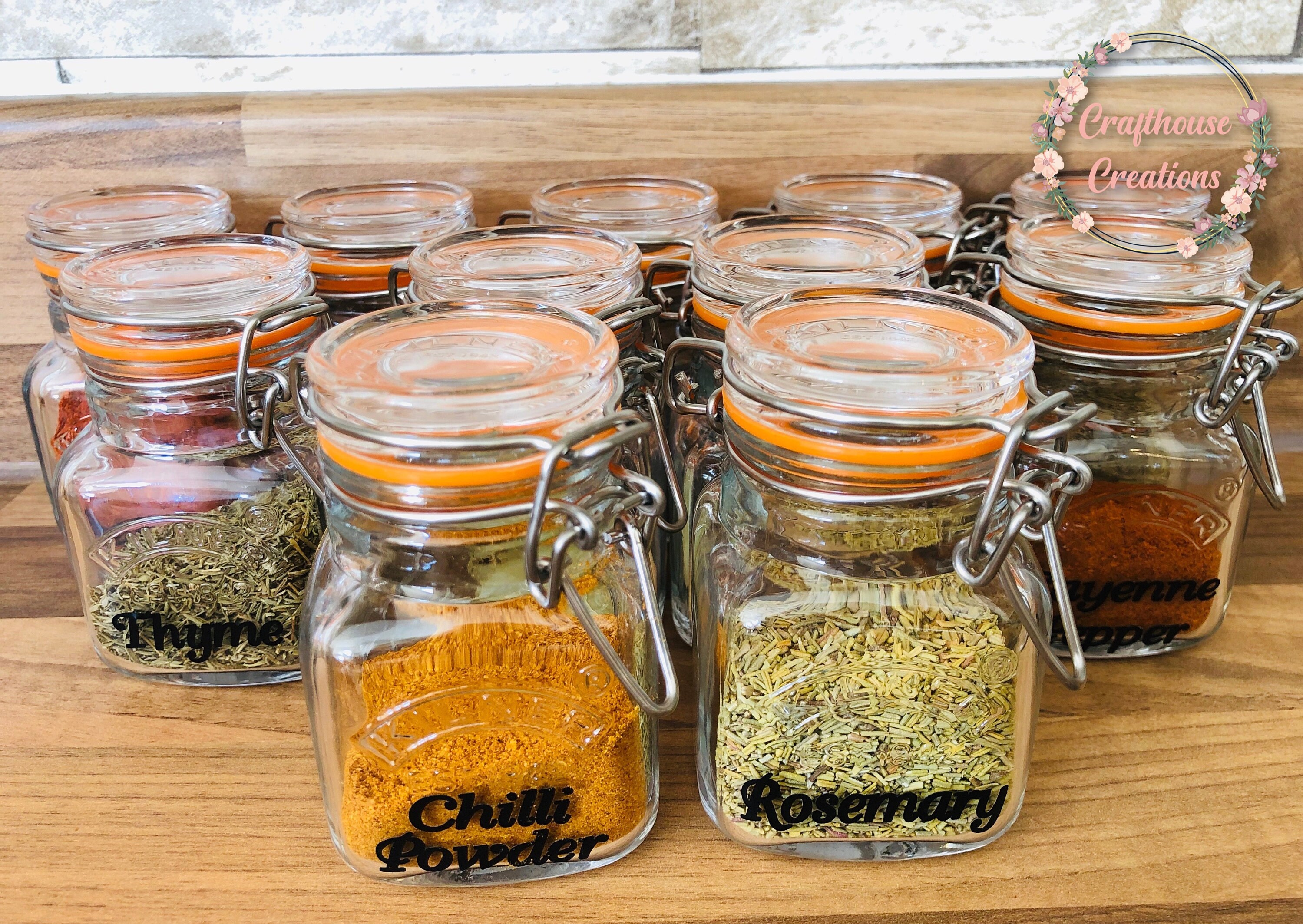 Kilner Spice Jars Etsy