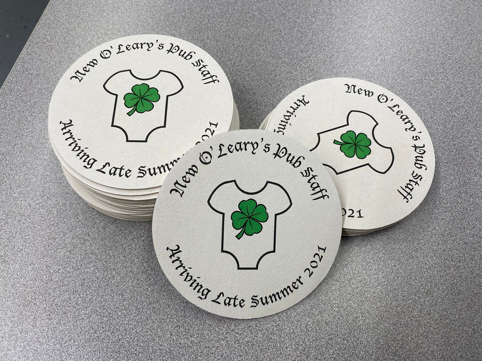 Custom Bar Coasters Personalized with your Logo or Artwork in Etsy