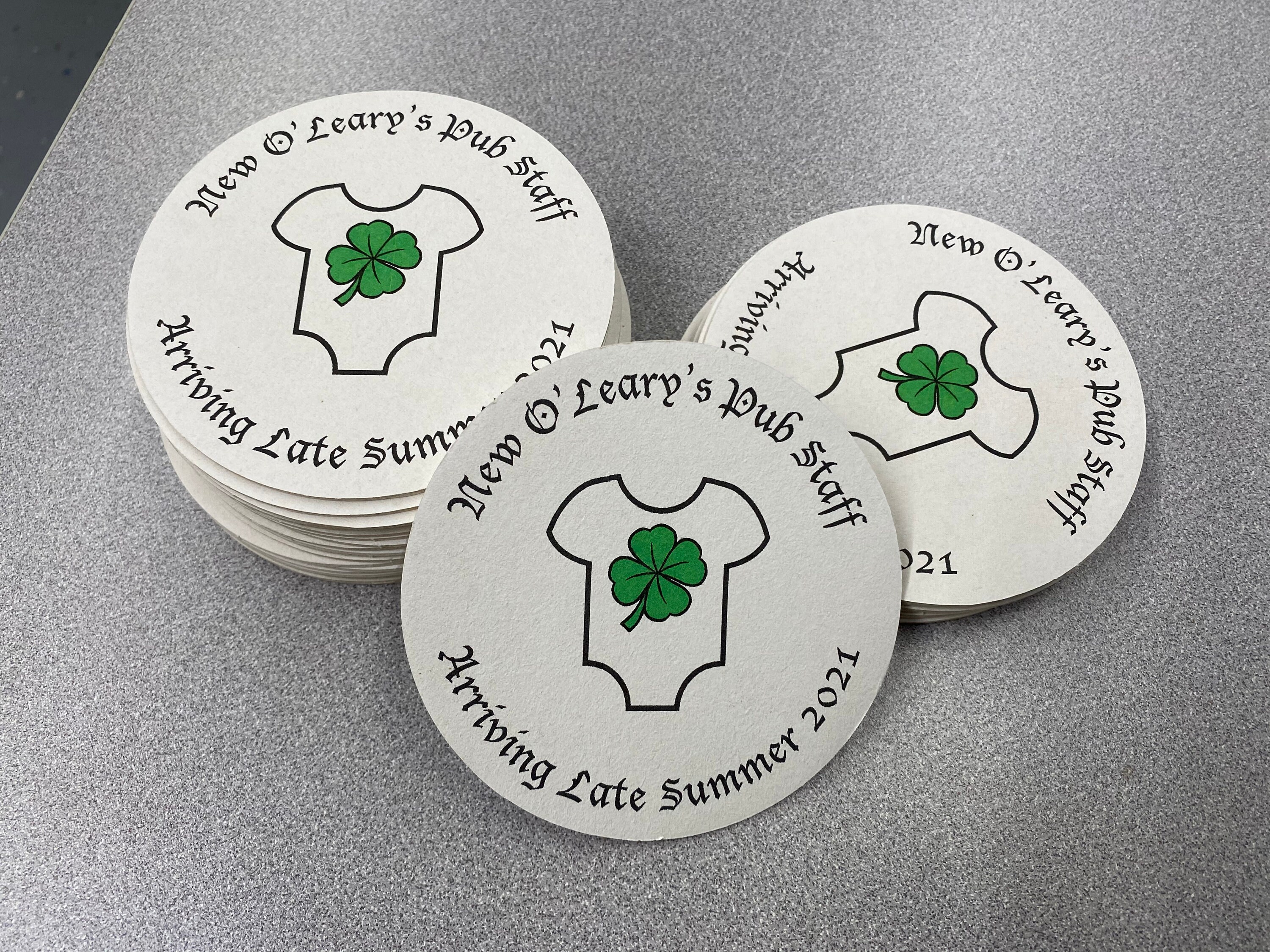 Custom bar coasters personalized with your logo or artwork in etsy