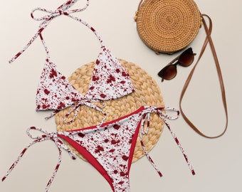 Blood Splatter string bikini