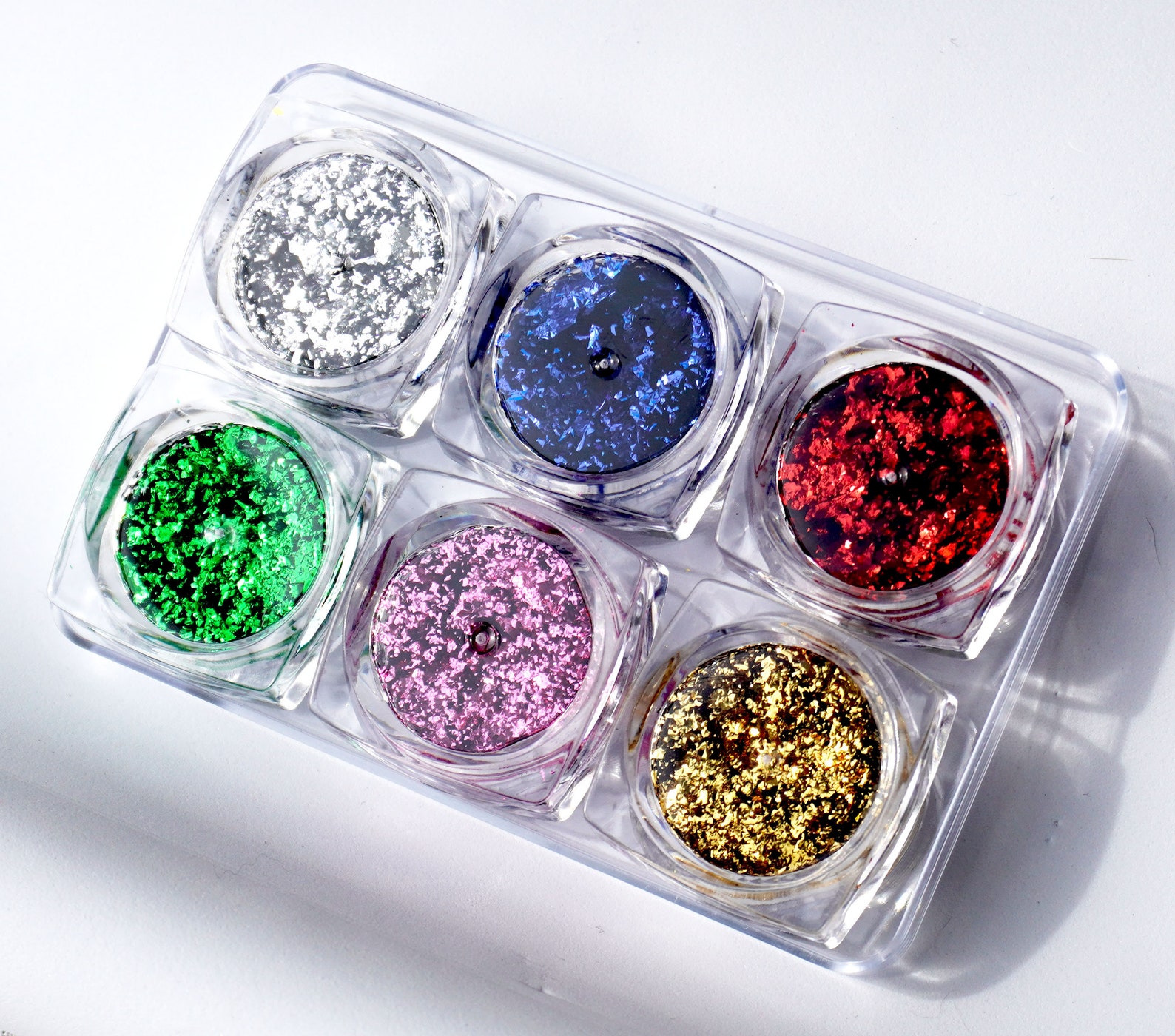 6 Colors Foil Flakes for Nail Art and Crafts Etsy