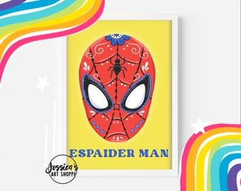 El Espaider Man-tryck 8x11”