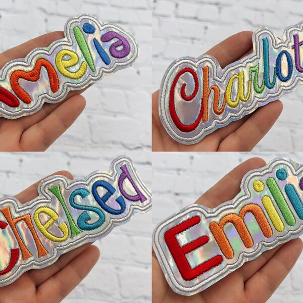 Custom Shiny Embroidery Etsy