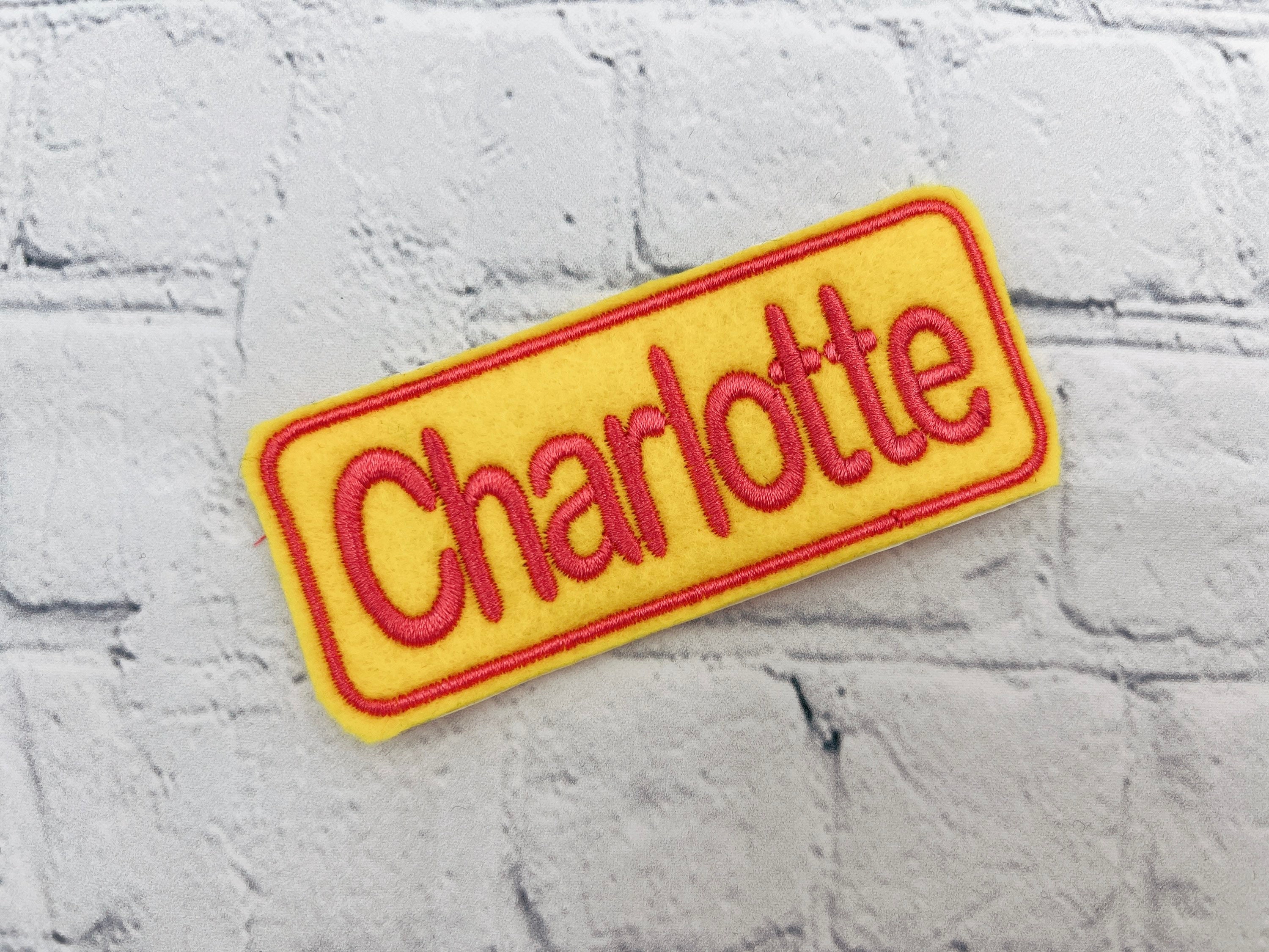 Personalized Name Patch Rectangle Patch Custom Name Patch Etsy