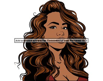 Download Long Hair Woman Svg Etsy