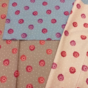 Lewis & Irene love bloom 100% cotton