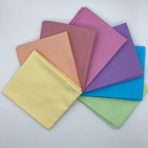 Fat Quarter Bundle, Candy Rainbow, 100% Cotton