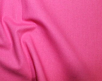 100% Cotton Plain Rose and Hubble Bright Pink