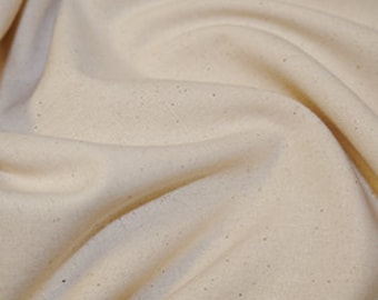 Osnaburg - Natural Unbleached 100% Natural Seeded Cotton