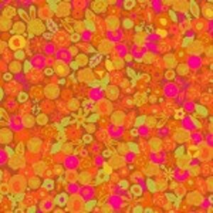 Stampe Makower Sun, Fiori Arancioni