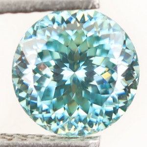 1.48 CT | 7.00X4.50 MM | Blue Portugal Round Cut Moissanite Diamond For Ring, Portugal Diamond For Jewelry, Loose Moissanite Engagement Ring