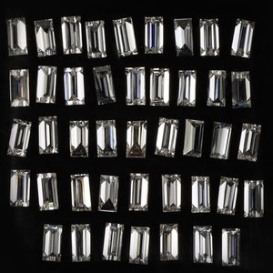3.00X1.50 MM | Loose Lab Grown Baguette Diamond | E-F Color VVS2 Clarity Diamond | Lab Grown Diamond For Jewelry | Man Made Diamond