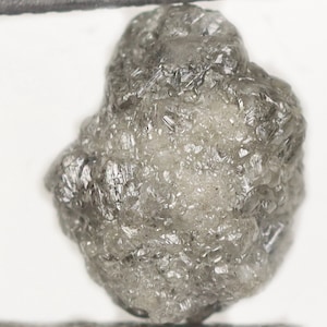 Natural Rough Diamond | 4.02 CT | 10.00X8.00X6.50 MM | Grey Uncut Raw Diamond For Engagement Ring | Raw Diamond | Loose Diamond | GDR561
