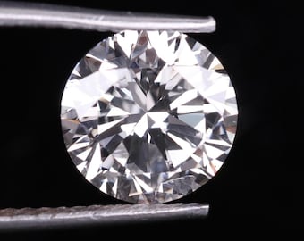 3 CT Round Cut Lab Grown Diamond | VVS2-VS1 / D-E-F | IGI Certified CVD Diamond | Loose for Perfect Engagement Ring | Eco Friendly