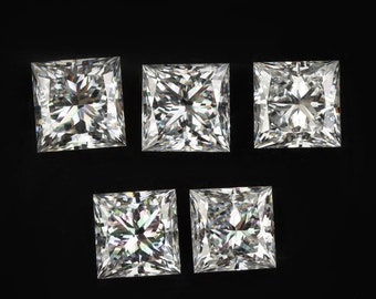 4.00X4.00 MM | VVS2-VS1 / D-E-F | Princess Cut Loose Lab Grown Diamond | Lab Diamond For Jewelry Making | CVD Certified Diamond