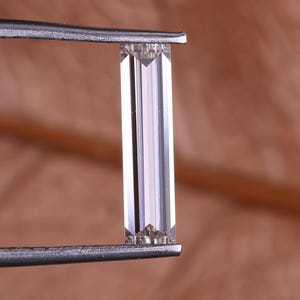 0.92 CT 12.06X3.02X2.16 MM Lab Created Diamond VVS1/2 E/F IGI Certified Elongated Baguette Cut Loose