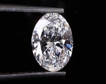 IGI Certified Oval Lab Grown Diamond | 1ct to 5ct VVS2-VS1 / D-E-F Color CVD | Eco Friendly Loose Diamond for Custom Solitaire Ring