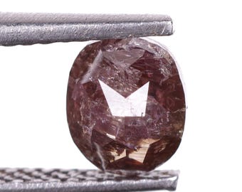 1.19 CT | 6.20X5.40X4.30 MM | Natural Dark Purple Pink Faceted Brilliant Oval Cut Diamond | Engagement Ring | GDR27