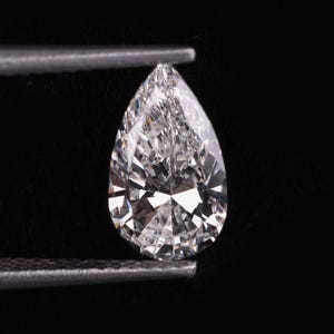 Diamante da 1,50 CT / Purezza VVS1/2 Colore E/F / Taglio a pera / Diamante certificato IGI / Diamante CVD per anello di fidanzamento / Diamante da laboratorio