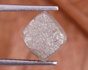 3.93 CT 7.50X7.50X5.50 MM | Natural Cube Diamond | Grey Cube Raw Diamond | Cube Rough Diamond | Diamond For Ring | Box Diamond | GDR265