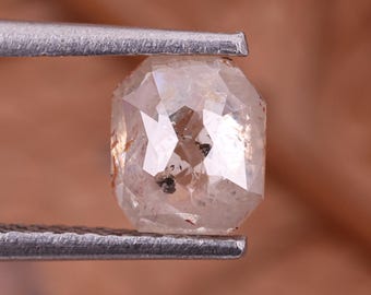 1.25 CT | 6.60X5.70X3.30 MM | White Emerald Cut Diamond For Ring | Natural Loose Diamond For Jewelry Making | Loose Emerald Jewelry | GDR169